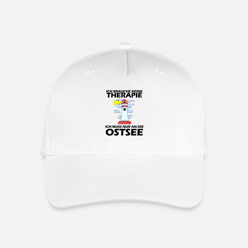 Ostsee Urlaub - Kinder Bio Basecap - Weiß
