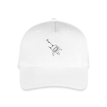 Vater Sohn passende Outfits drei 3 Kind - Kinder Bio Basecap - Weiß - Vorne