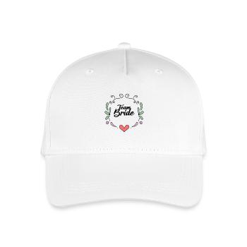 Team Braut - Kinder Bio Basecap - Weiß - Vorne