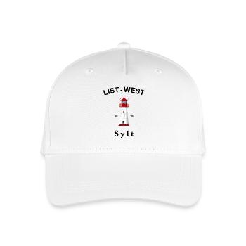 Iconic lighthouse List-West on Sylt, North Sea - Organic Kids’ Baseball Cap - white - Front