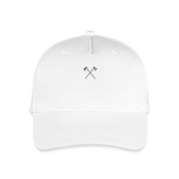 Axt gekreuzte Äxte - Kinder Bio Basecap - Weiß - Vorne