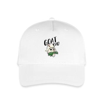 Goats Papa - Organic Kids’ Baseball Cap - white - Front