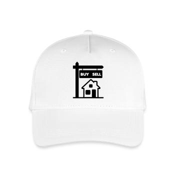 Kaufen Verkauf Logo Broker - Kinder Bio Basecap - Weiß - Vorne
