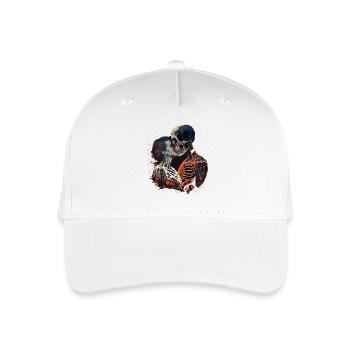 Eternal Embrace Skeleton - Organic Kids’ Baseball Cap - white - Front