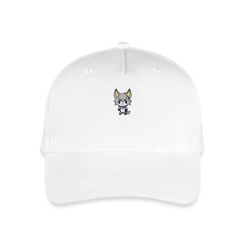Wolfhound Vampire Emo - Organic Kids’ Baseball Cap - white - Front