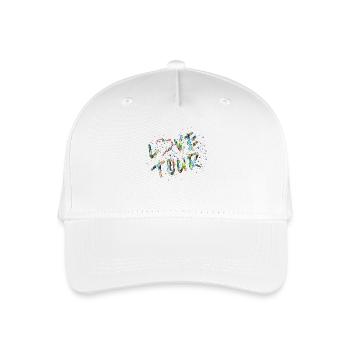 LOVE TOUR V1 - Organic Kids’ Baseball Cap - white - Front