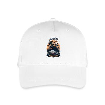 Paradis Aventure - Casquette de baseball bio Enfant - blanc - Devant