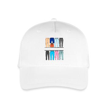 Kleidung Hosen Logo - Kinder Bio Basecap - Weiß - Vorne