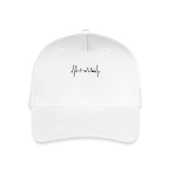 Sylt Skyline North Sea Heartbeat North Frisia Sylter - Organic Kids’ Baseball Cap - white - Front