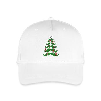 Salon de coiffure Noël - Casquette de baseball bio Enfant - blanc - Devant