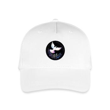 Pastelltaube im Sternkreis - Kinder Bio Basecap - Weiß - Vorne