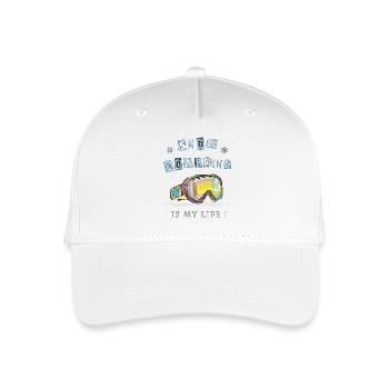 Wintersport, Snowboarding - Kinder Bio Basecap - Weiß - Vorne