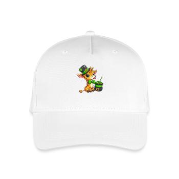 Pizza Kawaii : Danse Salami et Jalapeno - Casquette de baseball bio Enfant - blanc - Devant