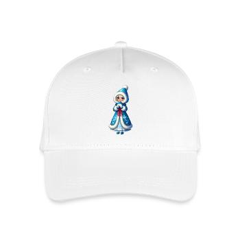 Ded Moroz Snegurochka, Russian Santa Claus - Organic Kids’ Baseball Cap - white - Front