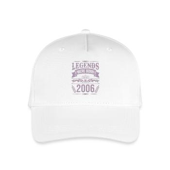 Legenden wurden 2006 geboren - Kinder Bio Basecap - Weiß - Vorne