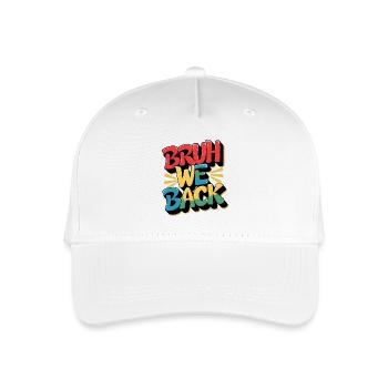 Design récurrent joyeux avec texte coloré - Casquette de baseball bio Enfant - blanc - Devant