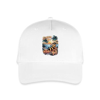 Journée de détente estivale des abeilles - Casquette de baseball bio Enfant - blanc - Devant