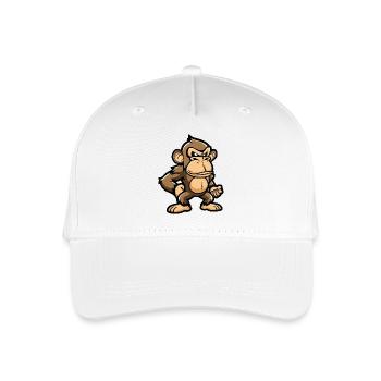 affe - Kinder Bio Basecap - Weiß - Vorne