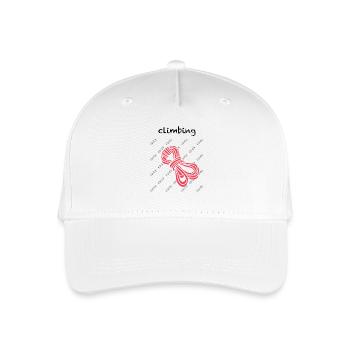 Climbing - Toprope Seil - Kinder Bio Basecap - Weiß - Vorne
