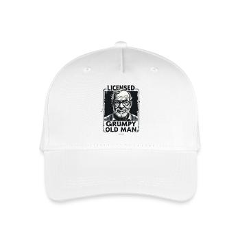 MÜRRISCHER OLDMAN - Kinder Bio Basecap - Weiß - Vorne