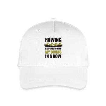 Aviron Rubberducks Aviron drôle - Casquette de baseball bio Enfant - blanc - Devant