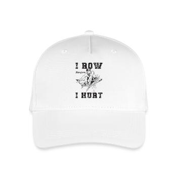 Équipe d’aviron Aviron amusant - Casquette de baseball bio Enfant - blanc - Devant