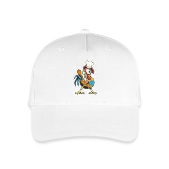 Chicken Rooster Cook Cooks Cook Culinary Arts Hobby Cook - Organic Kids’ Baseball Cap - white - Front
