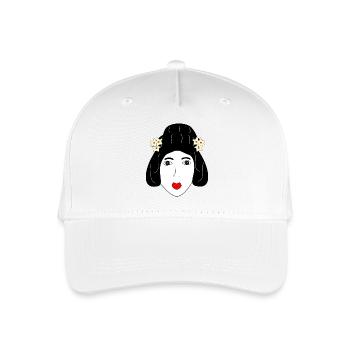 Geisha - Kinder Bio Basecap - Weiß - Vorne