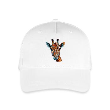 girafe - Casquette de baseball bio Enfant - blanc - Devant