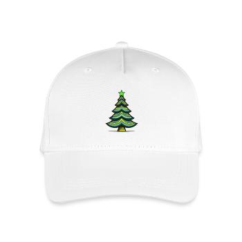Arbre de Noël - Casquette de baseball bio Enfant - blanc - Devant