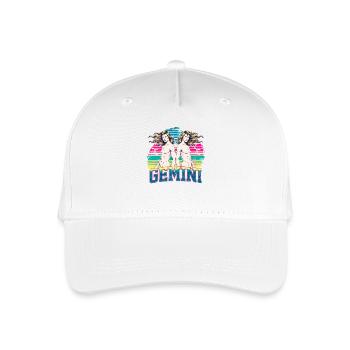 Gemini Horoscope Astrology Twins Sign Vintage. - Organic Kids’ Baseball Cap - white - Front