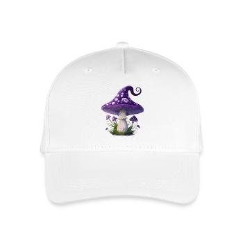 Fantasy-Pilz - Kinder Bio Basecap - Weiß - Vorne