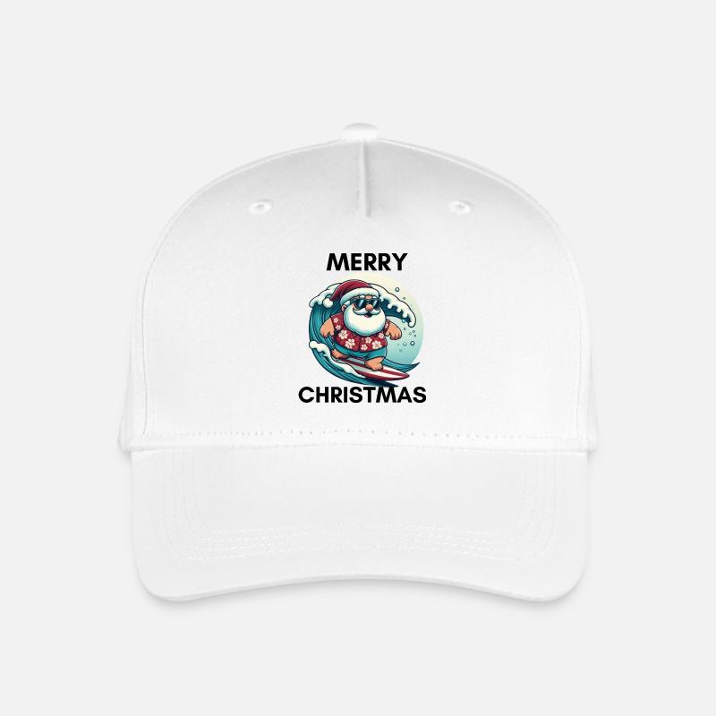 Merry Christmas - Kinder Bio Basecap - Weiß