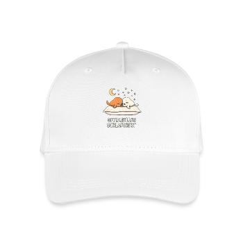 Offizielles Schlafshirt Seehunde Seehund Robbe - Kinder Bio Basecap - Weiß - Vorne