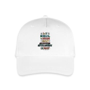 Est-il normal de rêver d’intelligence artificielle ? - Casquette de baseball bio Enfant - blanc - Devant