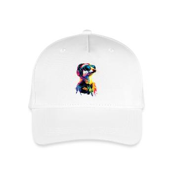 Lunettes de soleil suricate coloré mignon suricate - Casquette de baseball bio Enfant - blanc - Devant