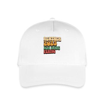 Rentner 2025 - Kinder Bio Basecap - Weiß - Vorne