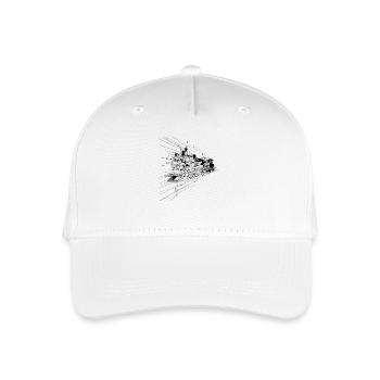 Locomotive Graphics - Organic Kids’ Baseball Cap - white - Front