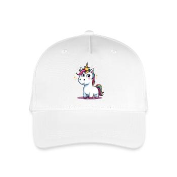 Licorne Dreamscape Couronne scintillante - Casquette de baseball bio Enfant - blanc - Devant