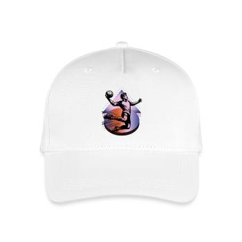Handball Handballer - Kinder Bio Basecap - Weiß - Vorne