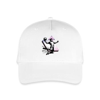 Handball Handballer - Kinder Bio Basecap - Weiß - Vorne