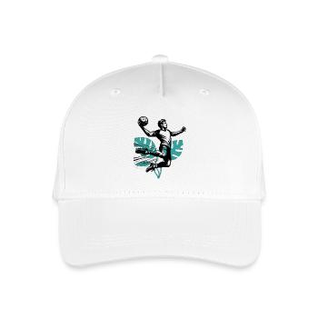 Handball Handballer - Kinder Bio Basecap - Weiß - Vorne