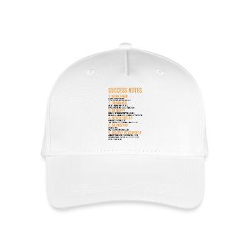 Success Notes - Organic Kids’ Baseball Cap - white - Front