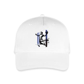 Handball Handballer - Kinder Bio Basecap - Weiß - Vorne