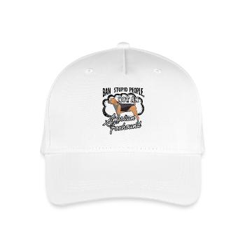 American Foxhound Ban Stupid People - Organic Kids’ Baseball Cap - white - Front