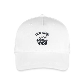 TRADING CHANCEUX - Casquette de baseball bio Enfant - blanc - Devant