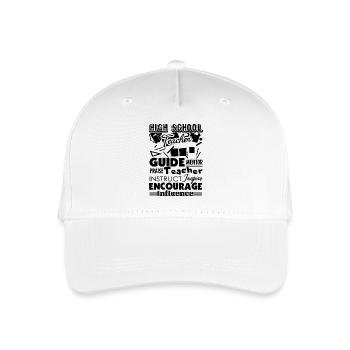 Awesome High School Teacher - Organic Kids’ Baseball Cap - white - Front