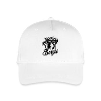 Borzoi Looking For Love - Organic Kids’ Baseball Cap - white - Front