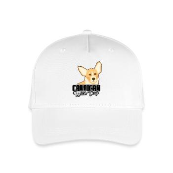 Funny Cardigan Welsh Corgi - Organic Kids’ Baseball Cap - white - Front