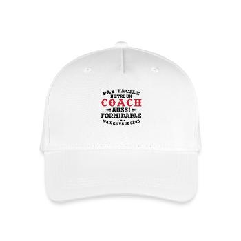 Tolles Geschenk für Amazing Coach - Kinder Bio Basecap - Weiß - Vorne